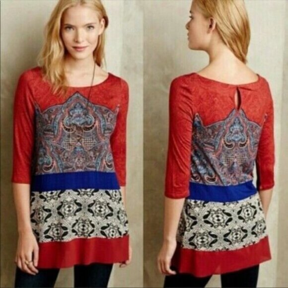 Anthropologie Tops - Anthropologie Akemi + Kin Gia Paisley Tunic